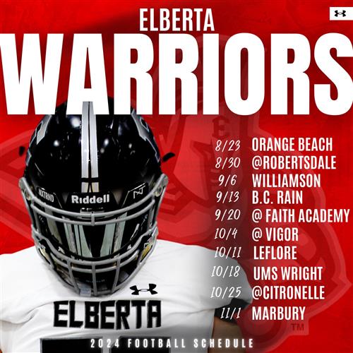 Elberta Warriors Football Schedule